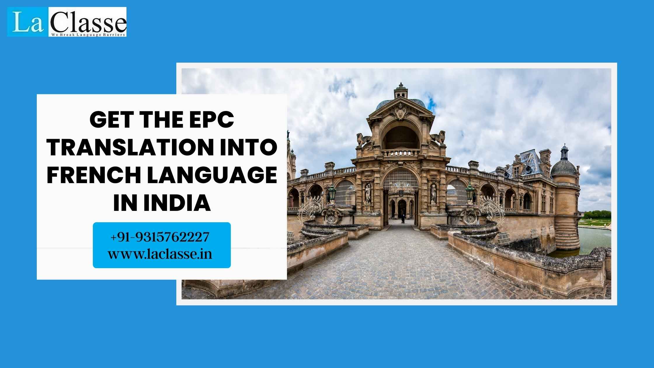 Get the EPC Translation into French Language in India